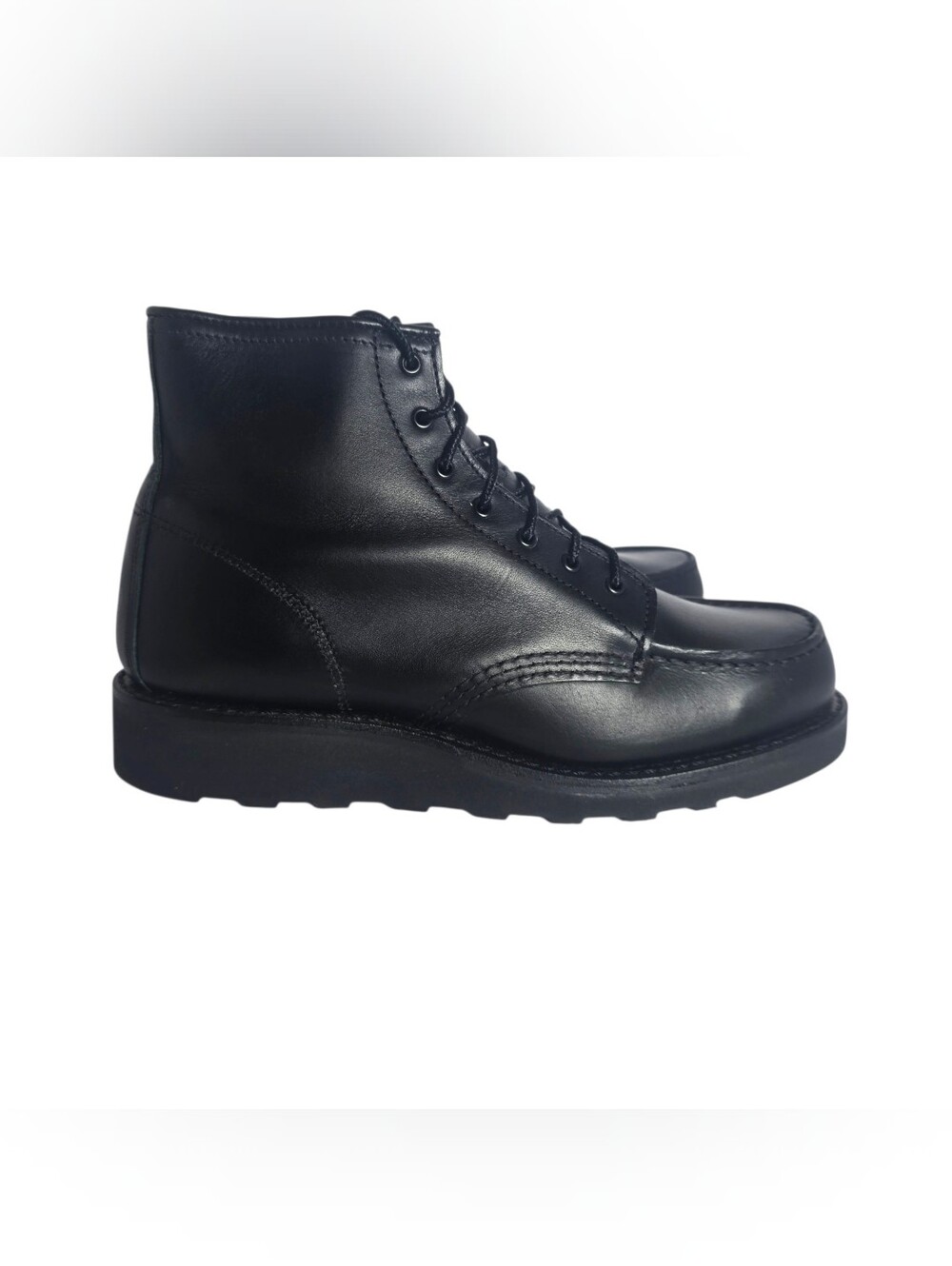 Red Wing 3380 Womens Classic Moc Black Leather Boots 9B
